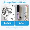 Curling Hair Straightener Holder Curling Tray Hooks Wall Mounted Hair Dryer Organizer Hooks for Bathroom Household Goods