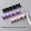 Soft Silicone Nail Pen Holder Brush Rack Shelf UV Gel Brush Display Stand Makeup Painting Pen Rest Organizer Stander Manicure