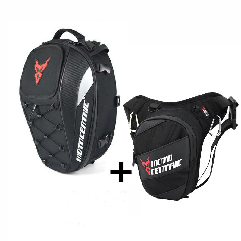 Motorcycle Helmet Bag 37L High Capacity Multi-functional Back Seat Bag Shoulder Waist Leg Waterproof Luggage Moto Equipment