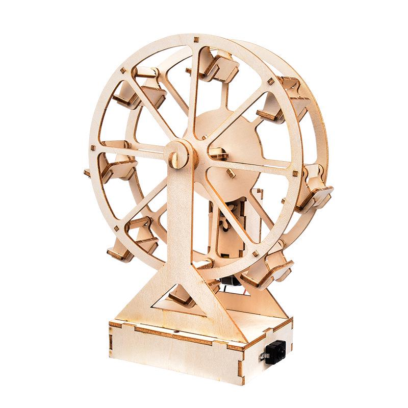 Creative DIY Ferris Wheel Model Kit for Kids' Educational Craft Projects
