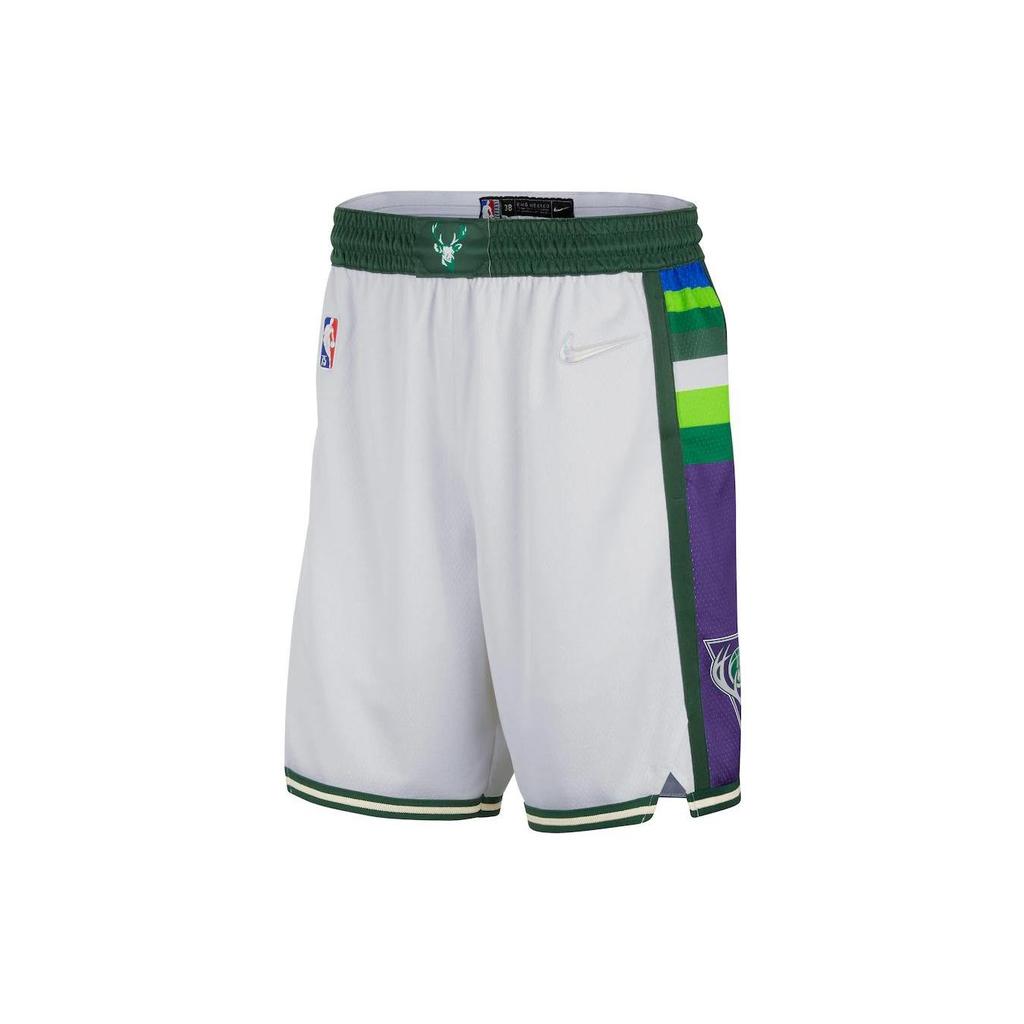 Nike Nba Milwaukee Bucks Swingman City Edition Dri fit Shorts Shorts DB4141-100