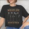Westlife 25th Anniversary Tour 2026 Tee Shirt for Women Graphic Print T Shirts  100% Cotton Clothing
