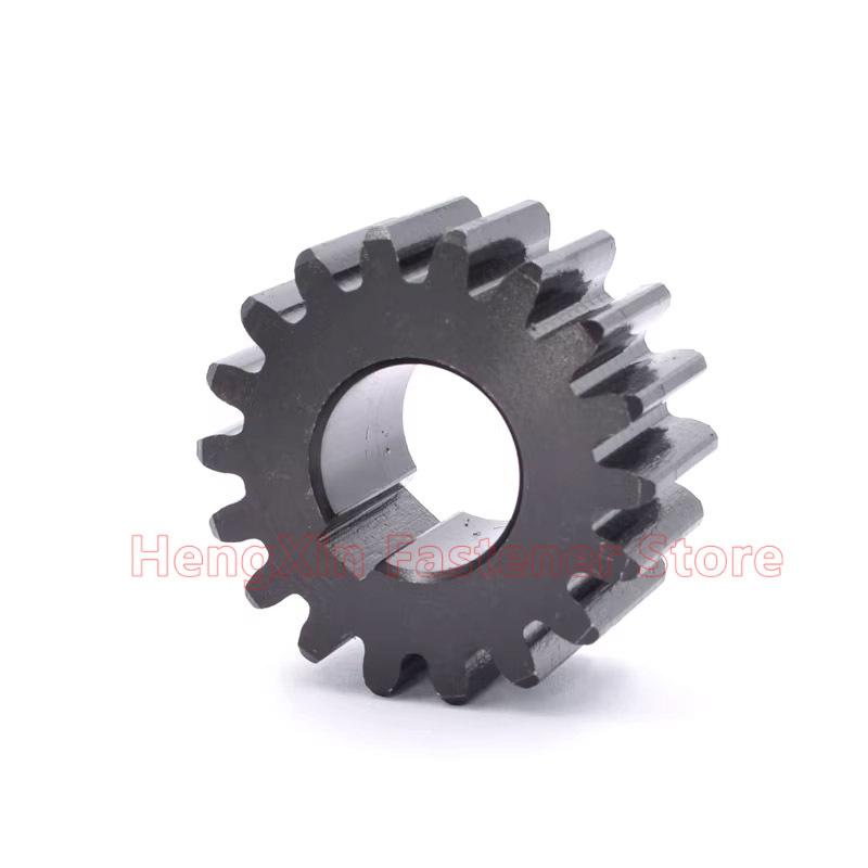 1PCS 45# Steel Spur Gear 2M 2 Module 12/13/14/15/16/17/18/19/20/21/22/23/24/25/26/27/28 Teeth Flat Cylindrical Gear Bore 10-30mm