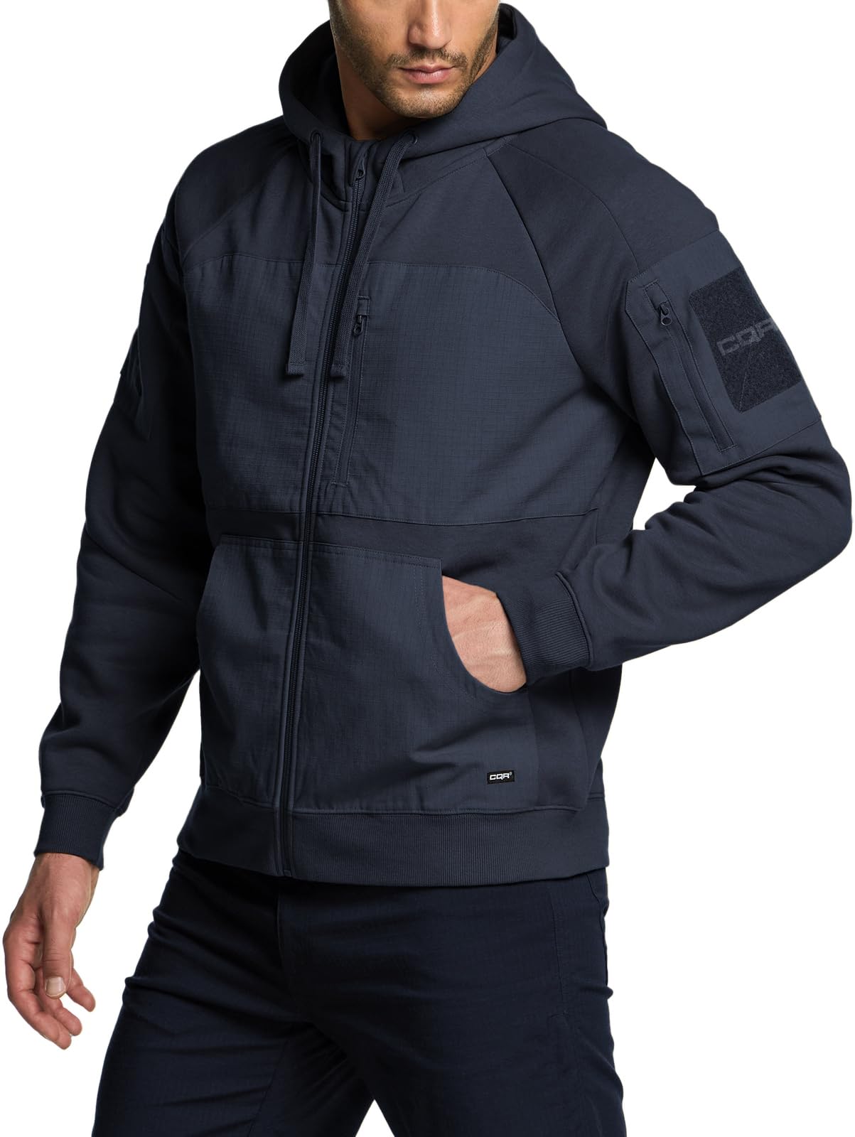 

CQR Длинный и с флисовой подкладкой и рипстоп Идеально подходит для весны и идеально в качестве яхтенной или повседневной одежды Включает карманы и размер Мужская толстовка на молнии,