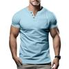 Summer New Short-sleeved Men T Slim Casual Men V-neck Short-sleeved T Shirt