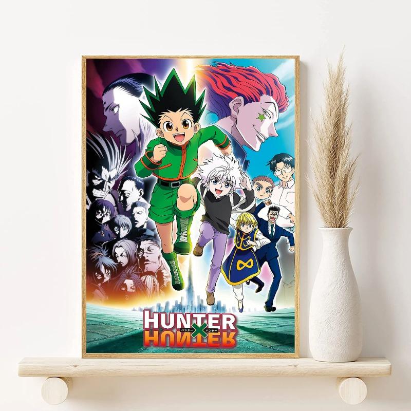 Anime H-Hunter X Hunter Poster HD Art Sticky Wall Waterproof Home Living Room Bedroom Bar Aesthetic Decoration