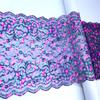 16.5cm wide Multicolor Elastic Lace, Stretchy Spandex Sewing Lace Trim for Lingerie, Bra, Underwear, Garment, Crafting
