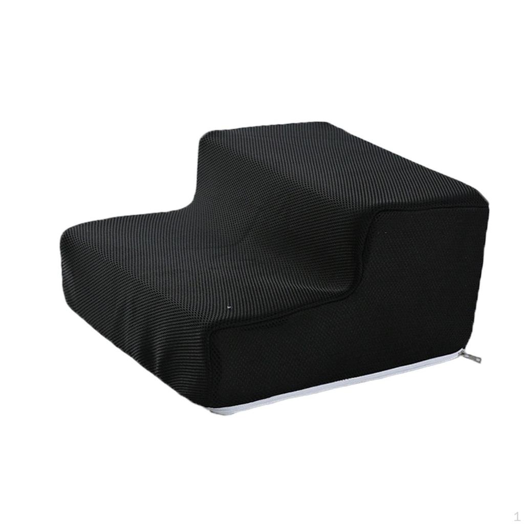 Scară pentru câini cu 2 trepte pentru animale de companie mici, rampă lavabilă cu bază antiderapantă, acces la canapea și fereastră