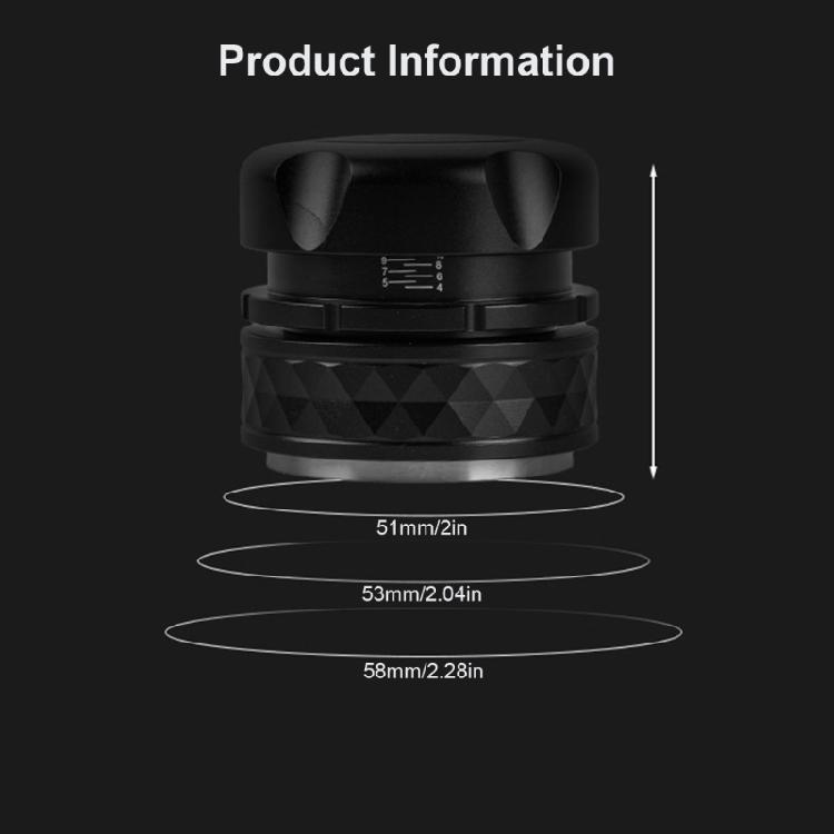 51mm Coffee Distributor, Espresso Distribution Tool Coffee Leveler Fit for Portafilter Professional Espresso Accessorie