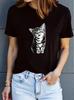 Fashion Unisexs Casual Short Sleeved Crew Neck Tshirt Coffee Lover Lip Print Springsummer Top Tee Graphic Shirt Unisex Girls