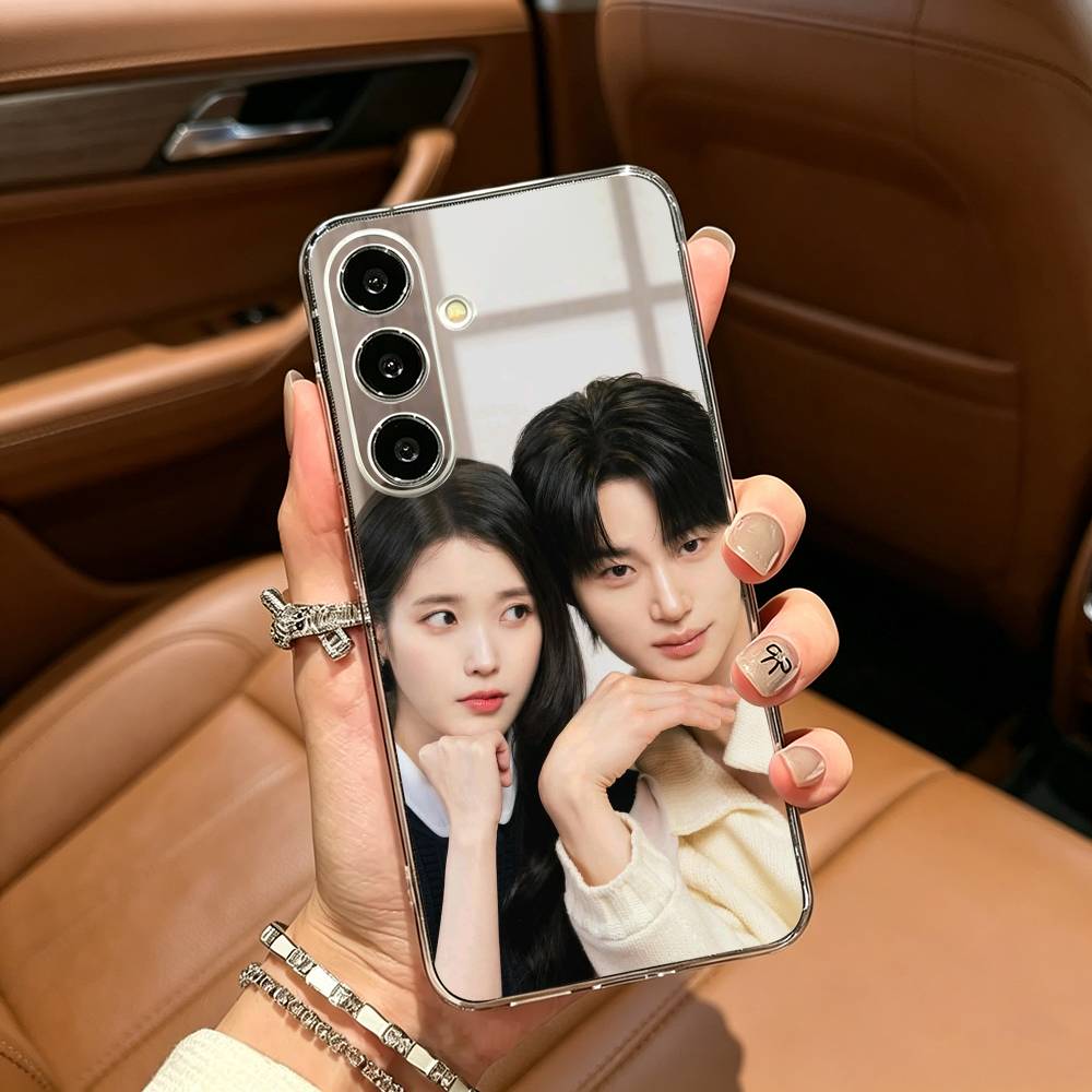 Hit drama-P-Perfect-C- Crown Clear Soft Silicone Phone Case for Samsung Galaxy A71, A70, A52, A51, A40, A30