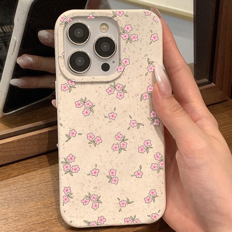 Pre iPhone 15 Pro Max Puzdrá iPhone 11 12 13 14 Pro Max 7 8 Plus SE 2022 SE2020 XR X XS Max Puzdrá Roztomilý Kvetinový Kryt Funda