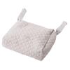 Nitori Diaper Pouch Ivory IB02 - Portable Cotton Baby Accessory Bag, Machine Washable