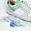 Stripes Tie-dye Laces Dazzling Blue Shoelace Colorful Flat Gradation Shoelaces Sneakers Personality Rope Men Women with The Same