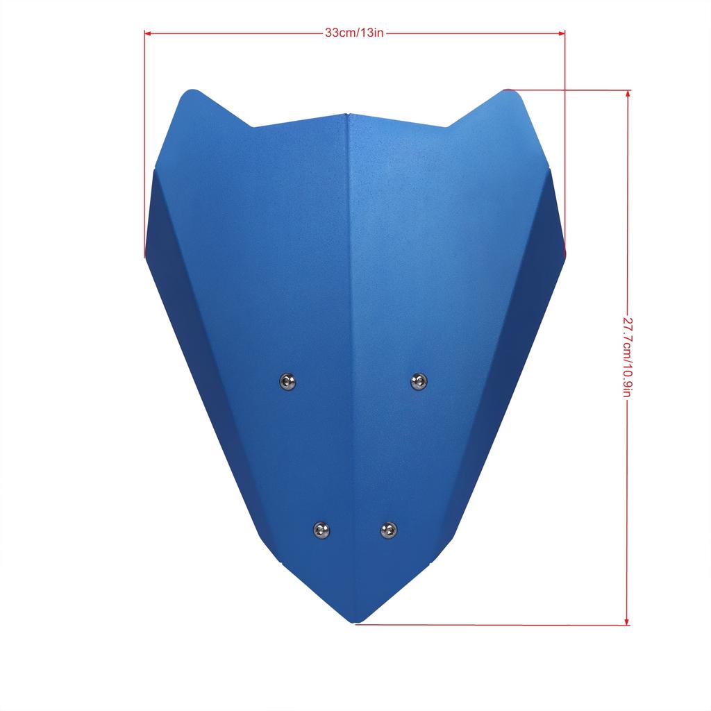 Motorcycle Windshield Aluminum Windscreen For YAMAHA MT-07 MT07 MT 07 FZ07 FZ-07 2025-2025 Wind Deflection Deflectors Protection