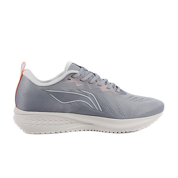 Li Ning Red Hare 6 Versatile Slip Resistant Abrasion Resistant Low top Sprint Running Shoes Men's Mist Gray/Dove Gray ARMT015-25