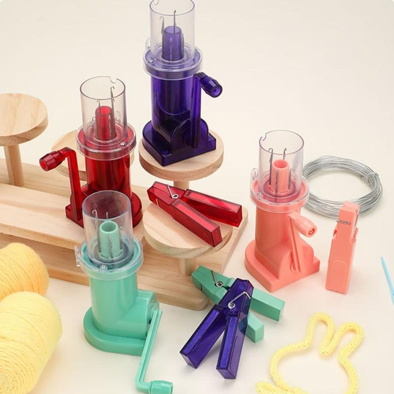 Hand Knitting Machine Tool Set Weave Knitting Tool Household Weavers Easy Weave Knitter for DIY Craft Project
