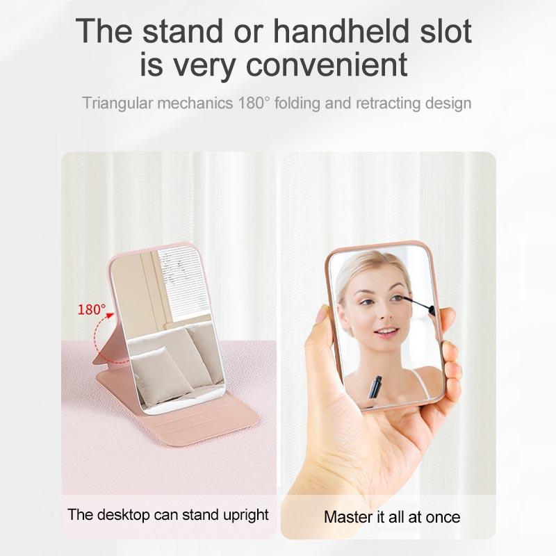 New Women's Pocket Mirror Folding Mirror for Table Small Makeup Magnifying Mirror HUAZJ01