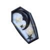 KX4B Scary Tombstone Coffin Decoration Multiuse Scented Plant Design