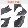 ABS Carbon Exterior Door Handle Bowl Cover Trim For Benz Smart 453 Fortwo 16-21
