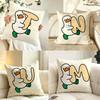 Character AAvatar DDuck Cushion Cover Pillow Case Antidustmite Pillowcase Silky Short Plush Sofa Cushion Cover Hot