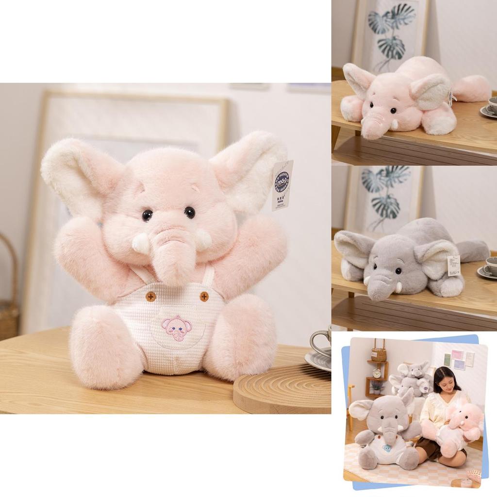 Adorable Elephant Plush Toy For Kids Soft Stuffed Animal Doll Perfect For Birthdays