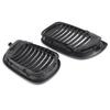 Front Kidney Grille Replacement For BMW 3 Series E46 320I 325I 325Xi 4Door 2002-2005 Carbon Fiber 51137030545 51137030546