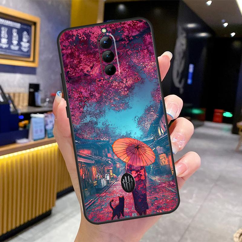 Japan Scenery Case For Nubia Red Magic 10 Pro Plus 6 7 Pro 6S 7S 5G 6R RedMagic 9S 8S 8 9 Pro Plus Cover