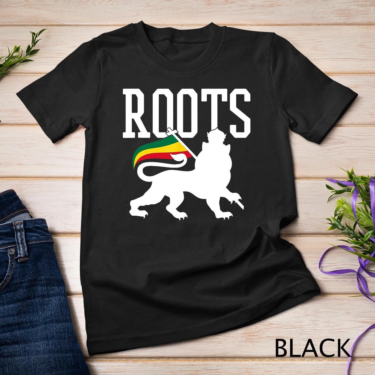 Reggae Roots - Lion Of Judah Rastafari Music Rasta Gift T-Shirt Unisex T-shirt L