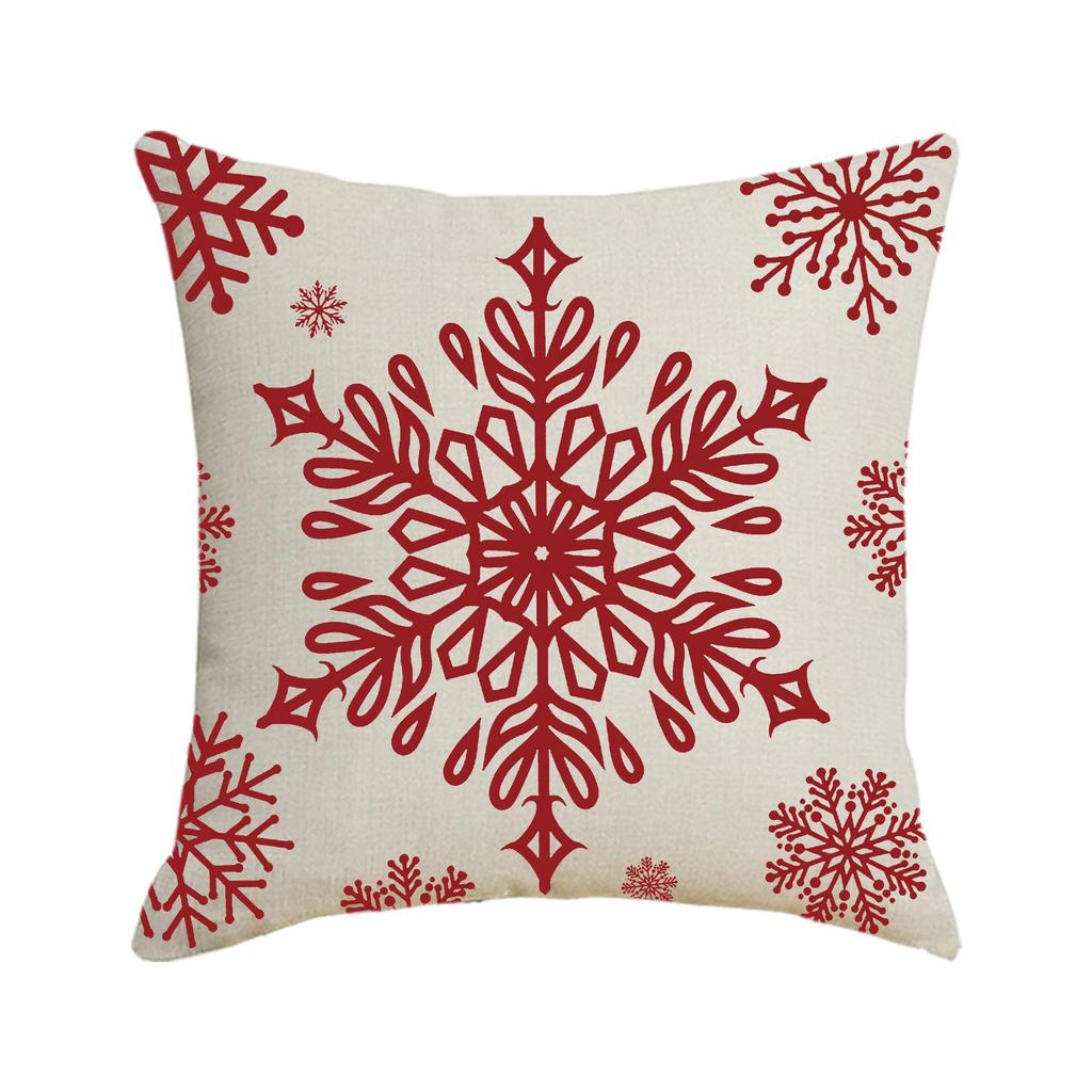 New Christmas Pillow Cover, Festive Pillow, Cushion Cover, Gift Backrest Cover, Waist Cushion Cover
