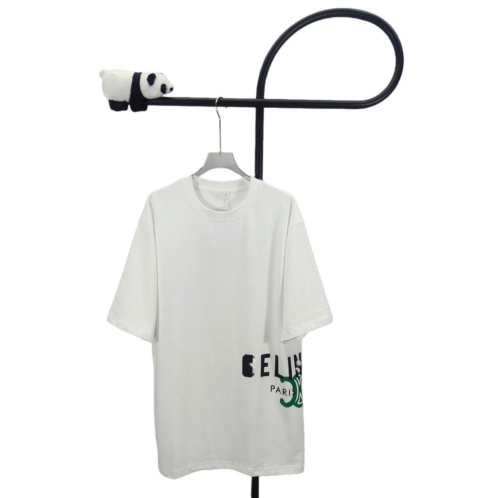 New Unisex Letter Print T-Shirt - Spring/Summer Casual Loose Short Sleeve Top