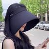 Foldable Lightweight Sun Visors Hat for Women with Adjustable Fit for Hiking and Gardening Ponytail Beach Hat