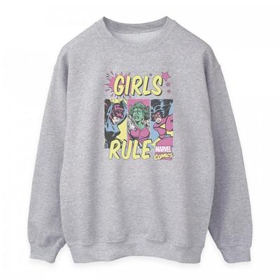 Womens/Ladies Girls Rule Sweatshirt