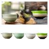 Ceramic Matcha Bowl Ceremony Preparation Chawan 450ml Japanese Traditional Porcelain Matcha Mixing Bowl with Spout for Lovers
