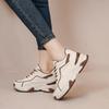 Platform sports women's shoes increase in height in autumn and winter Casual shoes Small muffin retro dad shoes