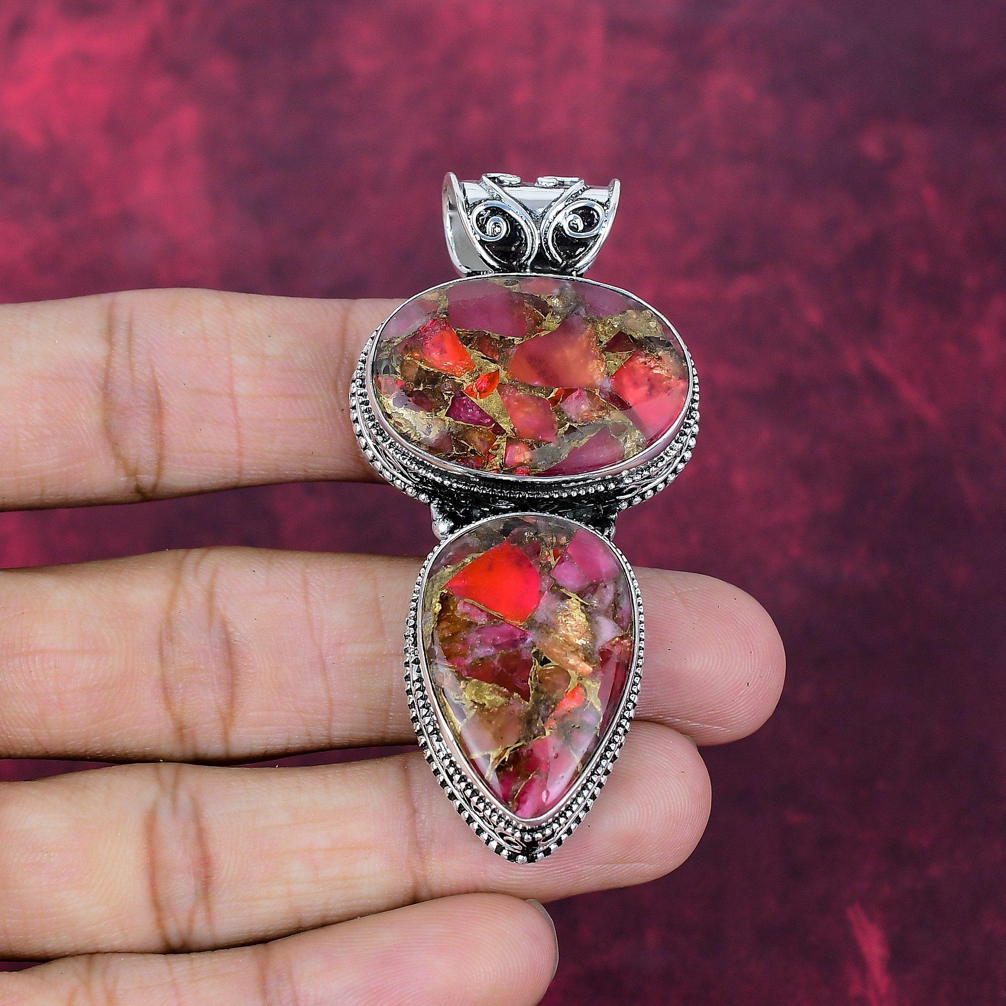 

Медный Турмалин Ручной работы Подвеска с драгоценным камнем, 925 Проба Стерлинговое Серебро Красивое Подвесное Ювелирное Изделие 2.75 Inches