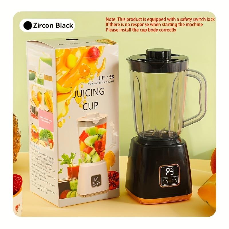 750ML Electric Juicing Cup Portable Wireless Fruit Blender 10 BLADES Multifunctional Kitchen Juicer USB Charging Outdoor Juicing