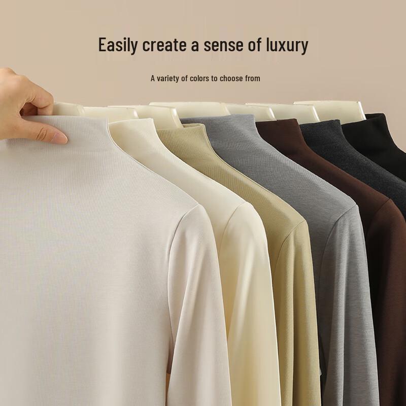 Miiow Thermal Wool-Blend High-Neck Long Sleeve Base Layer