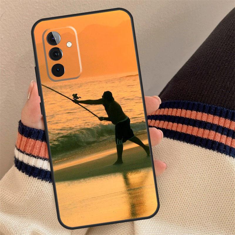 

hunting Fishing Sunset Case For Samsung Galaxy A55 A35 A33 A53 A13 A23 A17 A06 A16 A56 A36 A54 A34 A14 A52 A32 A15 Samsung A36