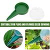 5 Setting Handheld Seed Planter Green Transplanter Tool 12x6.5cm