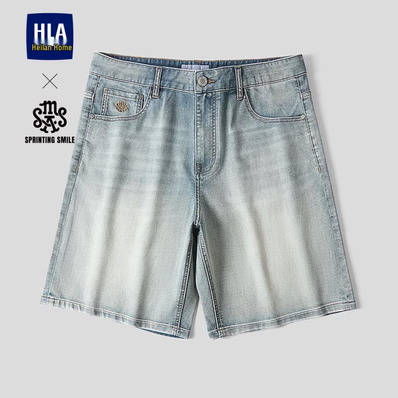 Мужские джинсовые шорты HLA SPRINTING SMILE с пятью карманами 36