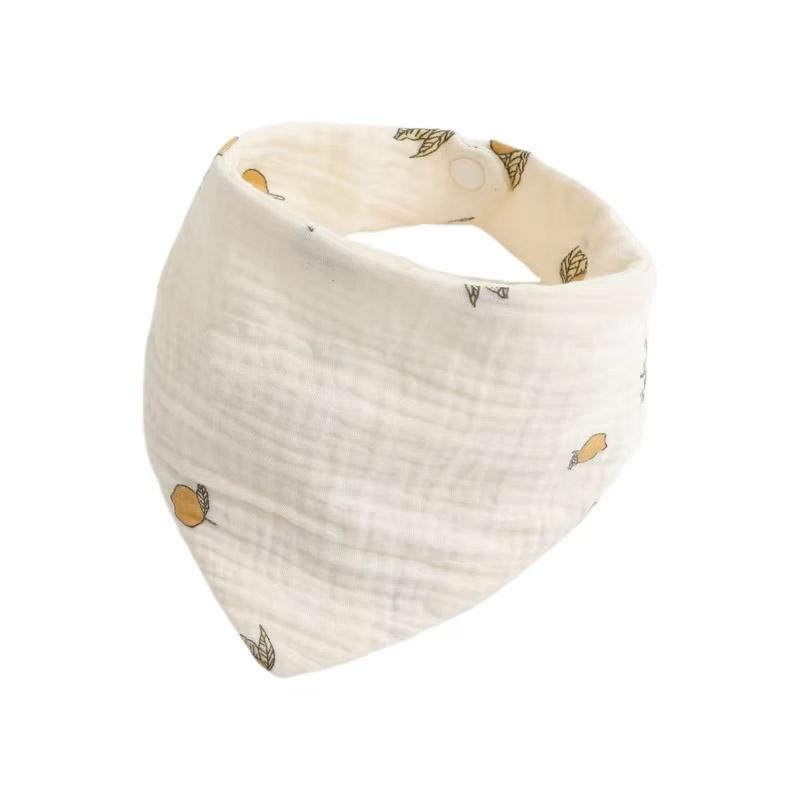 Baby Bibs Bandana Muslin Drooling Bib for Infant 0-1Year Baby Teething Soothe Towel High Absorbent Stylish Floral Bib Dropship