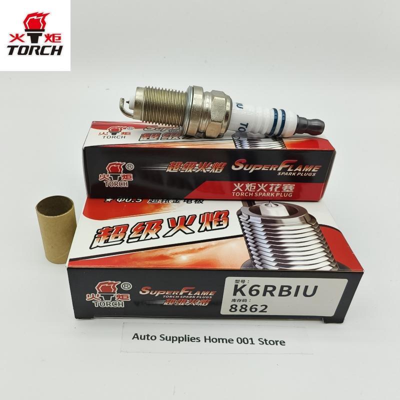 

4/6 шт. Для Honda CR-V Accord Fit City Stepwgn Civic CIIMO Odyssey Acura MDX Оригинальная свеча зажигания TORCH K6RBIU 4PCS