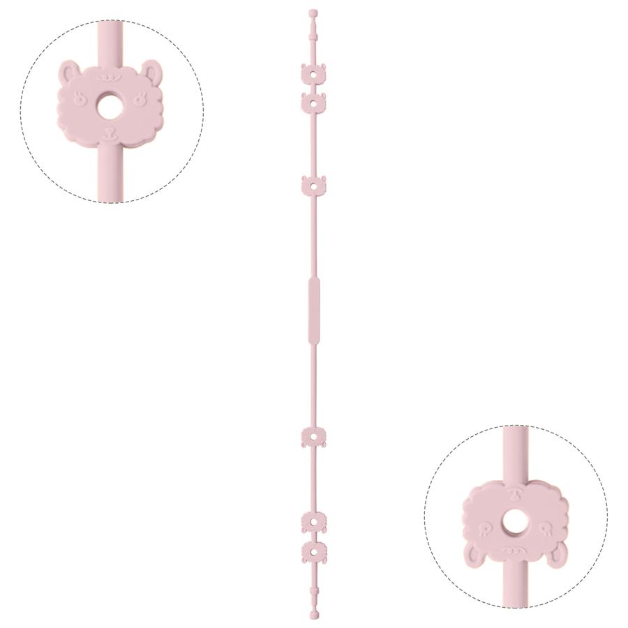 Color Kids Baby Pacifier Chain Cartoon Shape Stroller & Highchair Accessory Nipple Pacifier Holder Teether Toy Baby Products