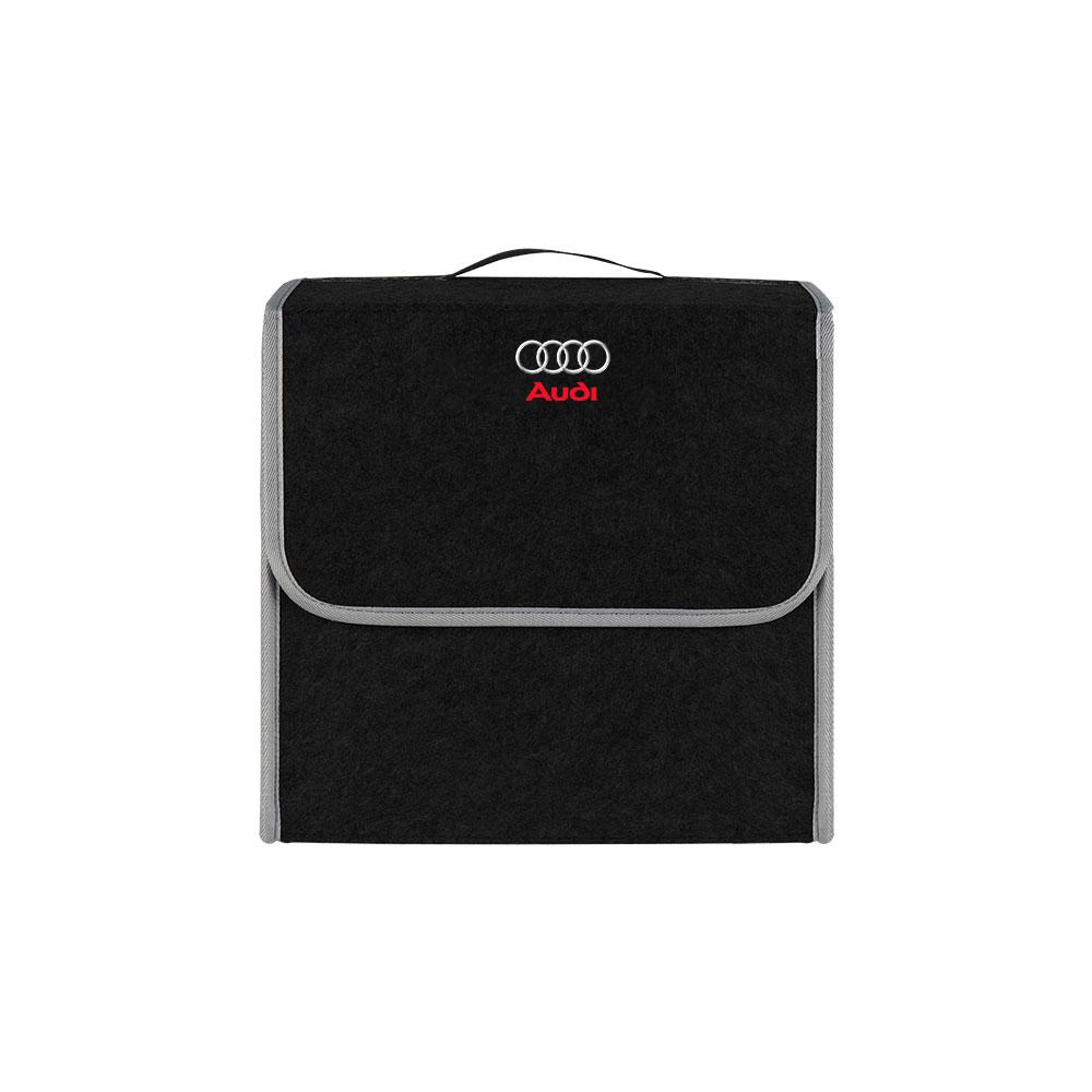 1Pcs Car Soft Felt Storage Bag Organizer Cars Foldable Trunk Bag For Audi S5 S6 S7 S4 S8 TT TTS A4 B8 A3 B6 A6 C7 C6 B7 Q5 Q7 C5 A5 B5 A7 A1 Q3 A8L Q8