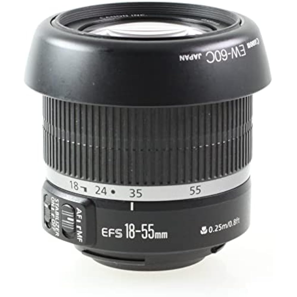 Canon Standard Zoom Lens EF-S18-55mm F3.5-5.6 IS APS-C Compatible