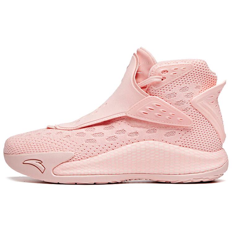Anta KT5 'Valentine's Day' Slip Resistant Abrasion Resistant High top Basketball Shoes Women's Pink 122011101-7