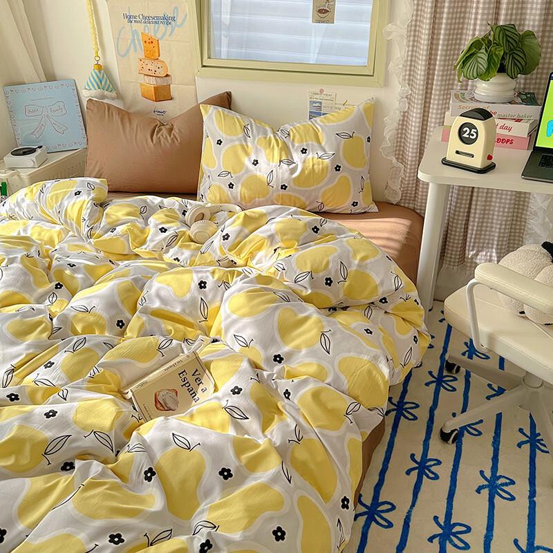 Cute Cartoon Heart Bow Bedding Set