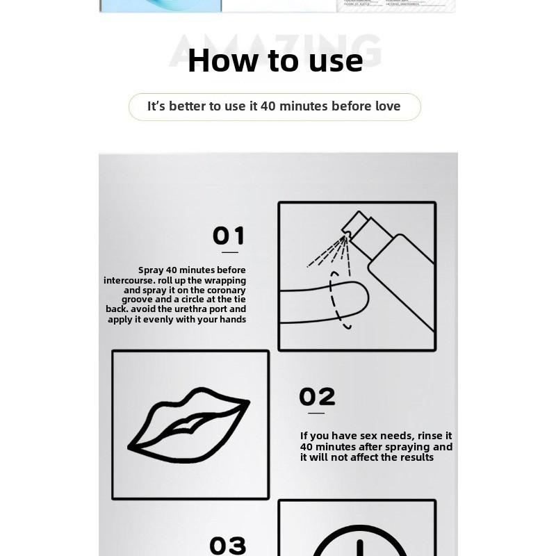 Three Generations of 10ml Men's External Delay Male Delay Spray Couples Love Male Adult Products