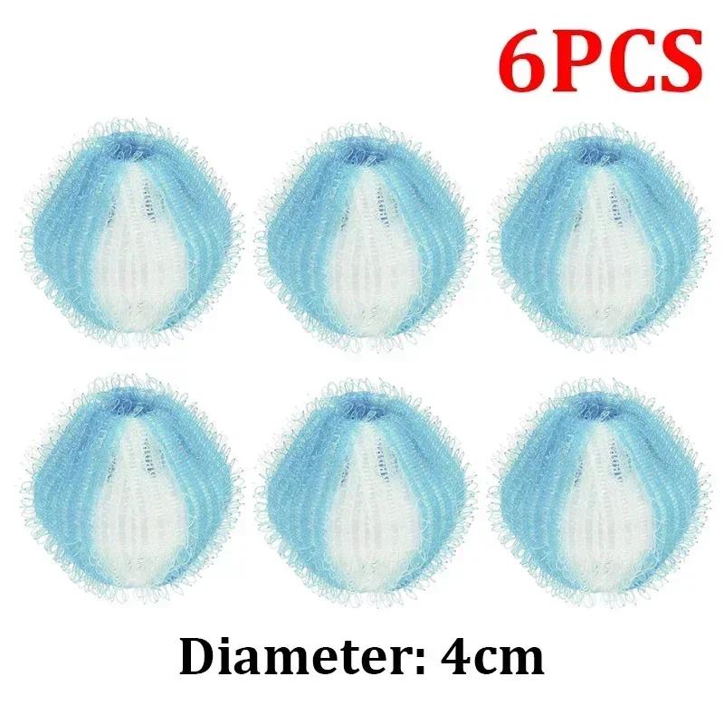 Hair Trap Laundry Catch Lint Downy 6Pcs Washing Capsules Dog and Cats Personal Care Reusable. Removes Lint From Clothes Nylon
